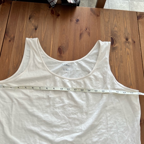 Women’s LL Bean Layering Tank Top - Ivory XL - Picture 5 of 10